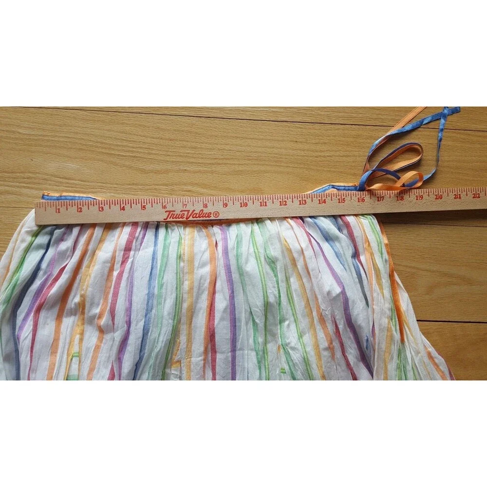 Dimri‎ Boho Peasant Maxi Lined Skirt Hippie Festival Gypsy SIZE L Rayon & Cotton